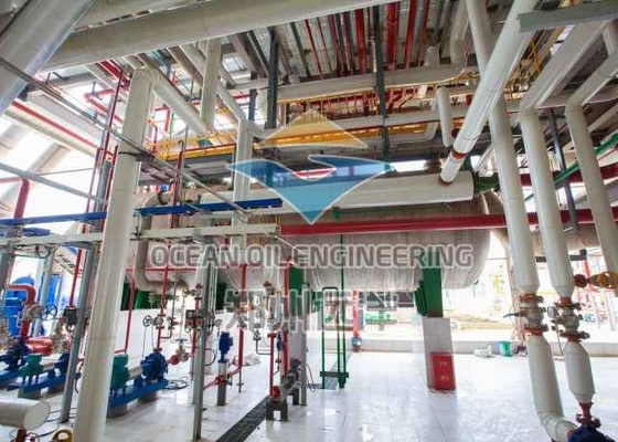 Usine de traitement préparatoire d'huile d'acier inoxydable avec la température adaptée aux besoins du client par contrôle de PLC
