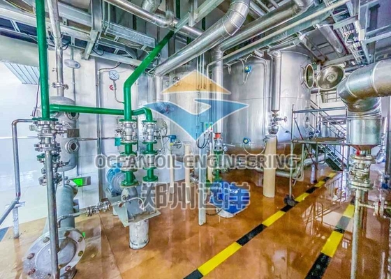 220V / 380V usine et acier au carbone de raffinerie de l'huile de table solides solubles complètement automatiques