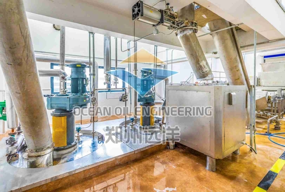 Chaîne de production de biodiesel d'acier inoxydable 10 - 500 tonnes par jour automatique