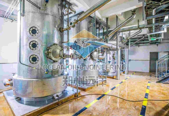 Usine de presse de graine oléagineuse de 150KW 6MPa avec le contrôle de PLC pour l'équipement de production d'huile de table