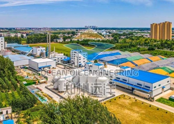 Ligne de production de biodiesel automatique personnalisée 500 tonnes / jour avec système de contrôle PLC