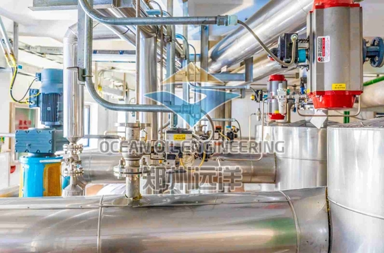 Installation d'extraction d'huiles comestibles pour la transformation ultérieure de 30 à 1500 tonnes