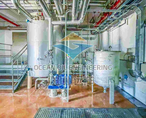 Système de commande PLC Équipement de raffinage d'huile alimentaire pour une production de 200-500TPD
