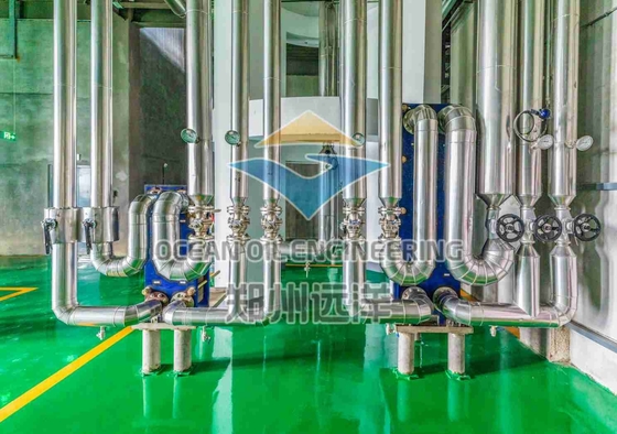 Une usine de fractionnement à haut rendement d'huile et une économie d'énergie avec une hauteur de buse de 3 m