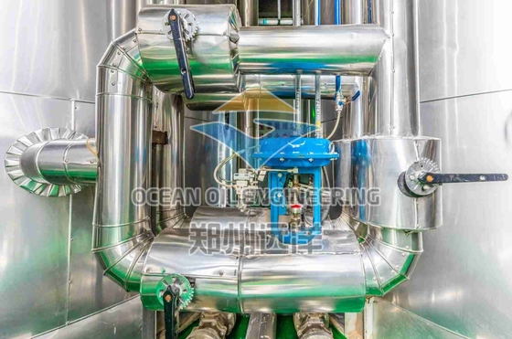 Machine de prétraitement d'huile de 1500 tonnes pour une température personnalisée avec sécheuse de composants de base