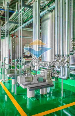 30 à 1500 tonnes Capacité usine de prétraitement d'huile température personnalisée et tamis compact