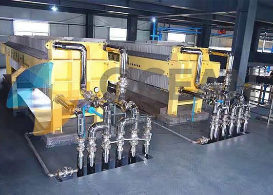Équipement de fractionnement d'huile de table de machine de filtre-presse de membrane de cadre de plat