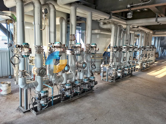 Machine comestible de raffinage du pétrole de soja de paume avec la désodorisation