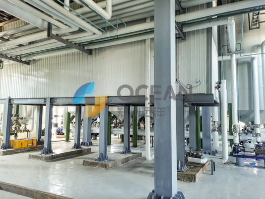 Projet clés en main de raffinage chimique continu de l'usine 10-1500TPD d'huile végétale