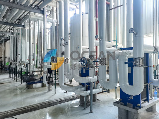 Raffinage physique chimique d'usine de raffinerie de pétrole brut d'acier au carbone de solides solubles
