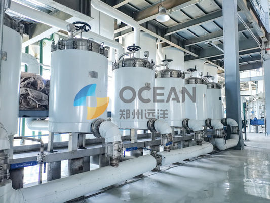 Raffinage physique chimique d'usine de raffinerie de pétrole brut d'acier au carbone de solides solubles