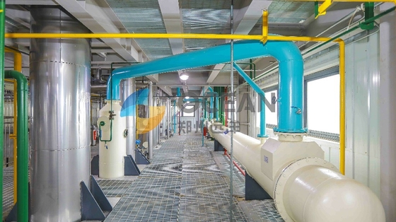 Usine expulsée chimique complètement automatique de raffinerie d'huile de friture d'usine de raffinerie