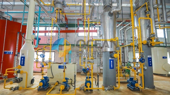 Raffinage physique chimique de recourbement brut d'usine de raffinerie de pétrole