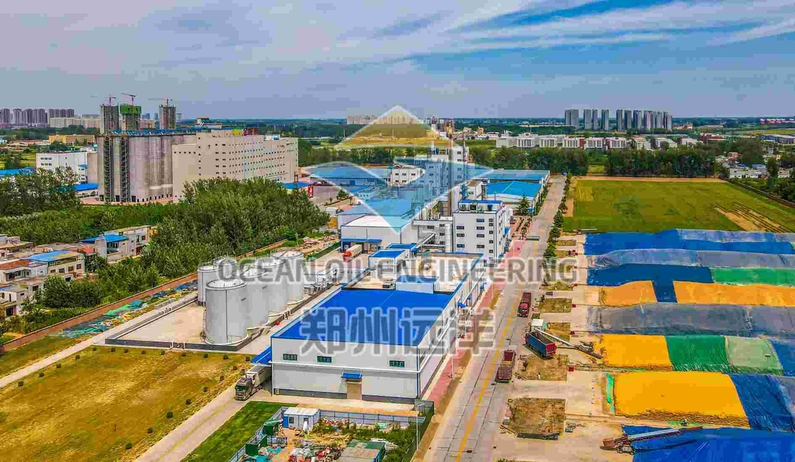 Usine de prétraitement d'huile comestible Aotumatic complète avec installation sur site et Shakelong
